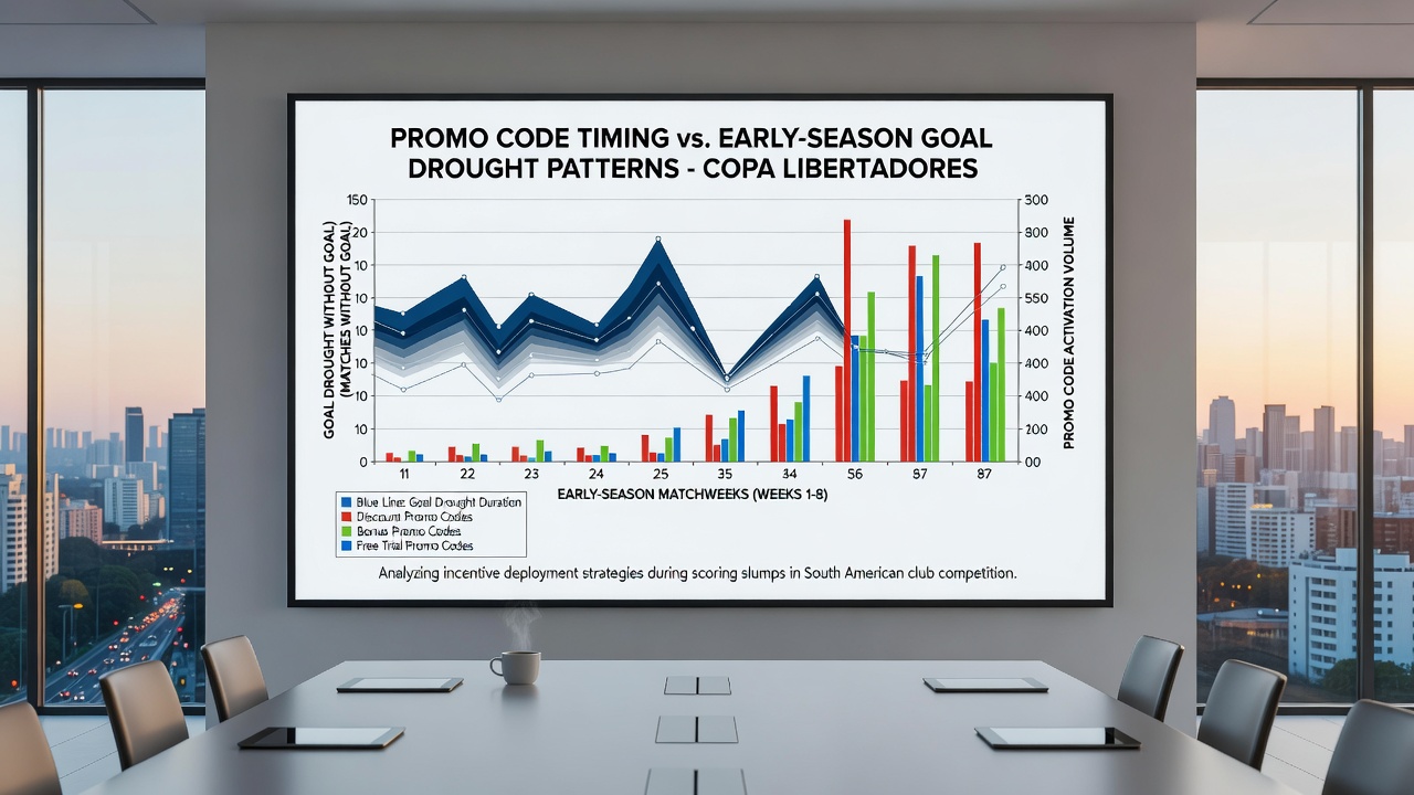 Data visualization of goal averages and promo activations across Copa Libertadores rounds