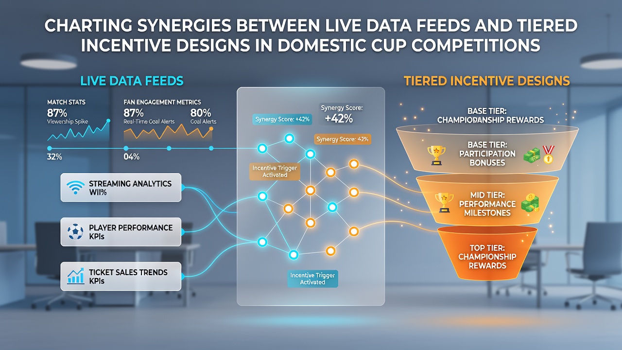 Infographic illustrating how real-time match statistics connect to escalating reward tiers in cup betting platforms