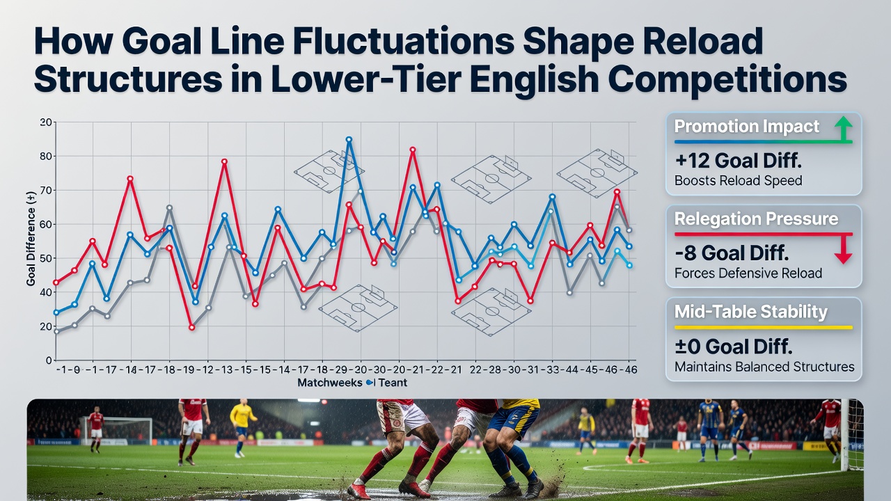 Betting operators adjusting reload promotions based on goal line changes in English lower leagues