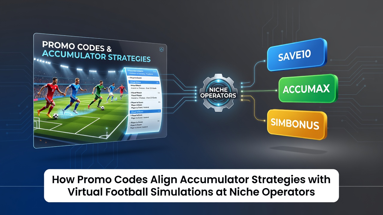 Promo codes and accumulator strategies in virtual football betting environments at niche operators