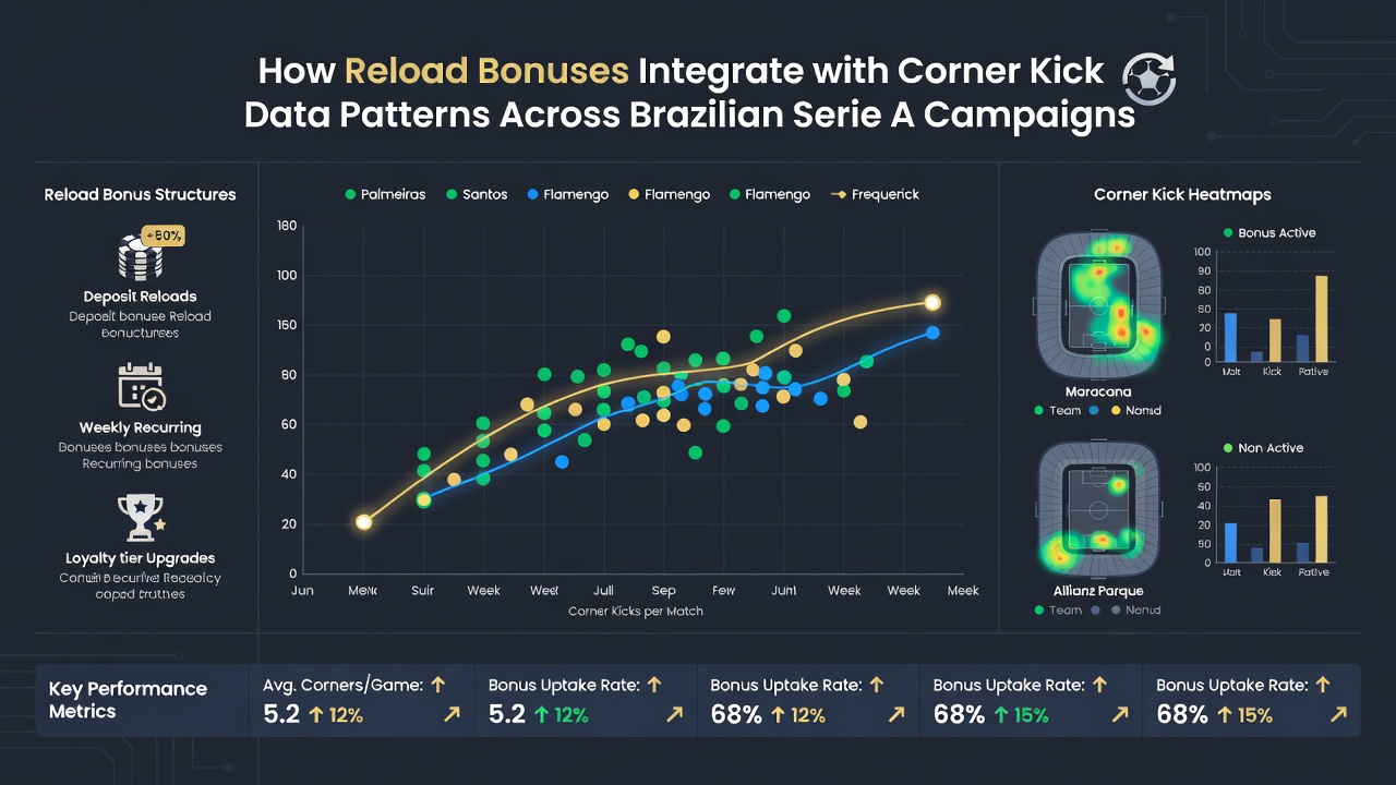 Data dashboard displaying corner kick statistics overlaid with betting promotion timelines for Serie A teams
