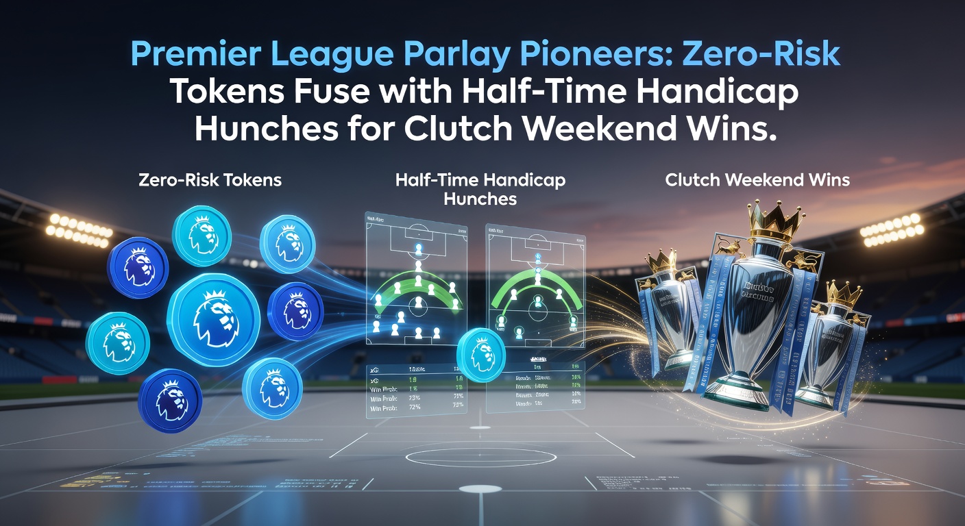 Premier League stadium packed with fans during a tense half-time moment, highlighting parlay betting excitement