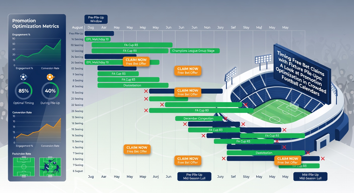 Infographic illustrating promotion optimization strategies across multiple football fixtures